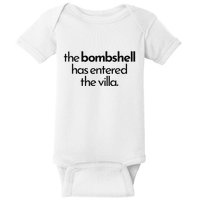 Bombshell Has Entered The Villa Funy Got A Text Chat Meme Baby Bodysuit