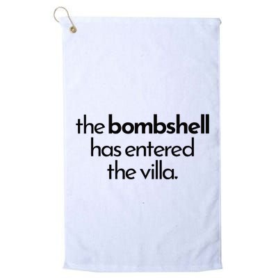 Bombshell Has Entered The Villa Funy Got A Text Chat Meme Golf Towel