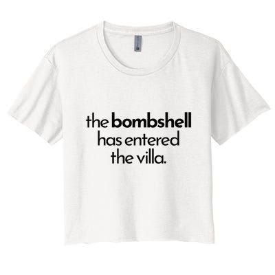 Bombshell Has Entered The Villa Funy Got A Text Chat Meme Crop Top