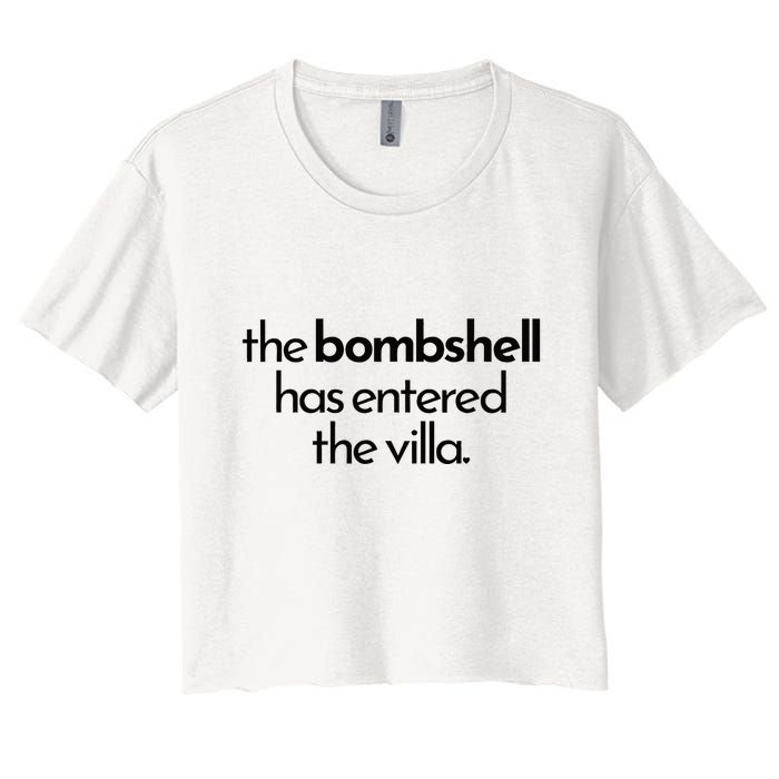 Bombshell Has Entered The Villa Funy Got A Text Chat Meme Crop Top