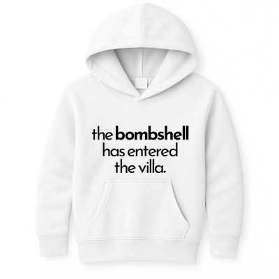 Bombshell Has Entered The Villa Funy Got A Text Chat Meme Kids Hoodie