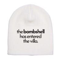 Bombshell Has Entered The Villa Funy Got A Text Chat Meme Short Acrylic Beanie