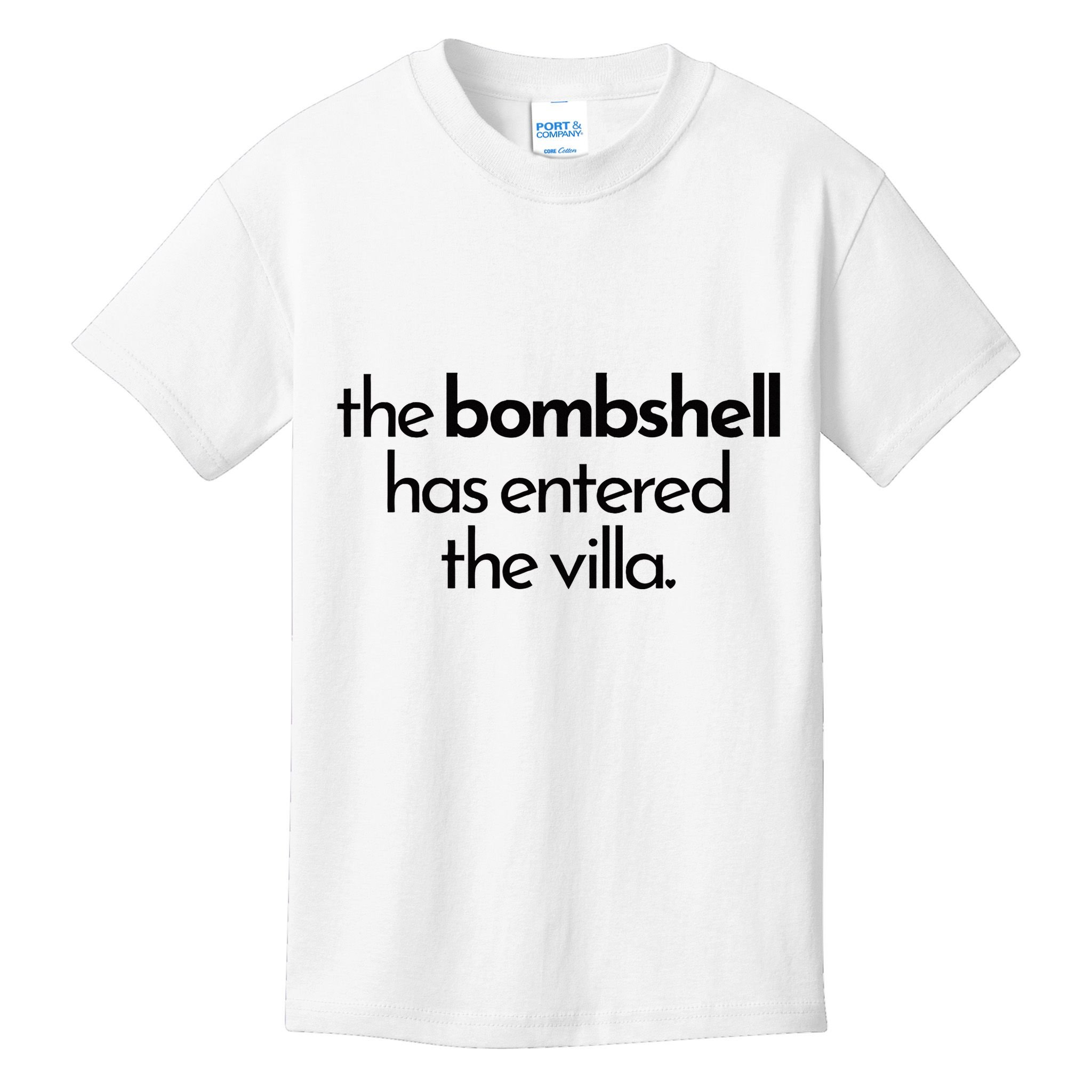 Bombshell Has Entered The Villa Funy Got A Text Chat Meme Kids T-Shirt