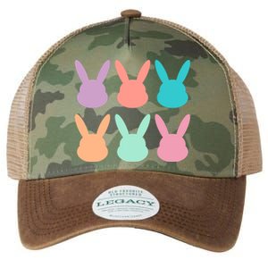 Bunny Head Easter Holiday Legacy Tie Dye Trucker Hat