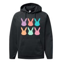 Bunny Head Easter Holiday Performance Fleece Hoodie