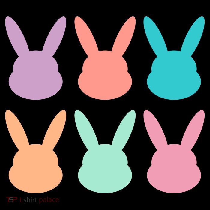 Bunny Head Easter Holiday T-Shirt