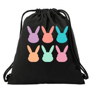 Bunny Head Easter Holiday Drawstring Bag