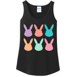 Bunny Head Easter Holiday Ladies Essential Tank