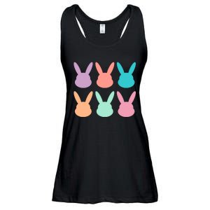 Bunny Head Easter Holiday Ladies Essential Flowy Tank