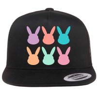 Bunny Head Easter Holiday Flatbill Hat