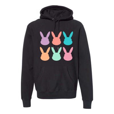 Bunny Head Easter Holiday Premium Hoodie