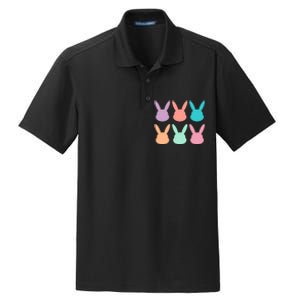 Bunny Head Easter Holiday Dry Zone Grid Polo