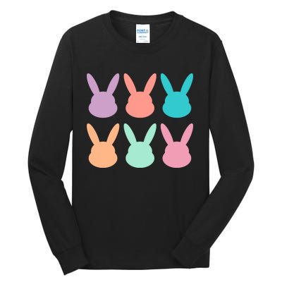 Bunny Head Easter Holiday Tall Long Sleeve T-Shirt