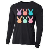 Bunny Head Easter Holiday Cooling Performance Long Sleeve Crew