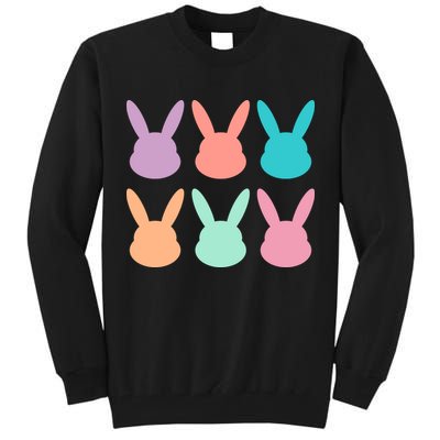 Bunny Head Easter Holiday Tall Sweatshirt