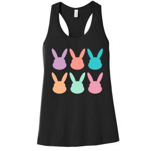 Bunny Head Easter Holiday Women's Racerback Tank