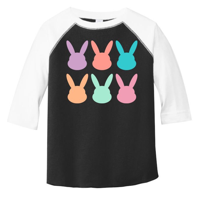 Bunny Head Easter Holiday Toddler Fine Jersey T-Shirt