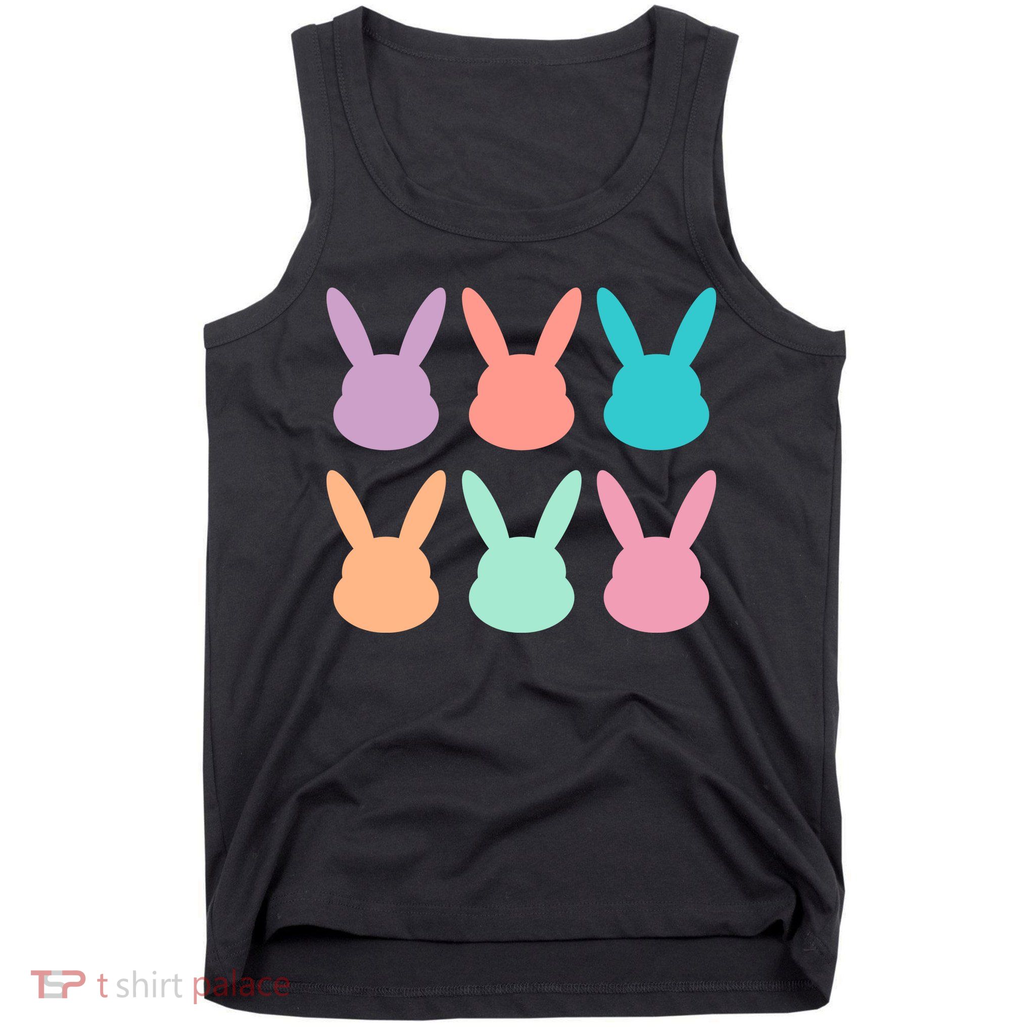 Bunny Head Easter Holiday Tank Top