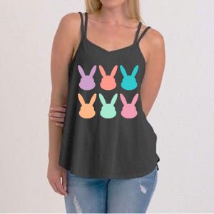 Bunny Head Easter Holiday Women's Strappy Tank