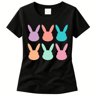 Bunny Head Easter Holiday Womens T-Shirt