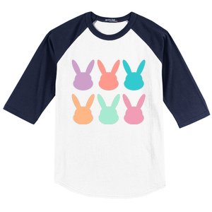 Bunny Head Easter Holiday Baseball Sleeve Shirt