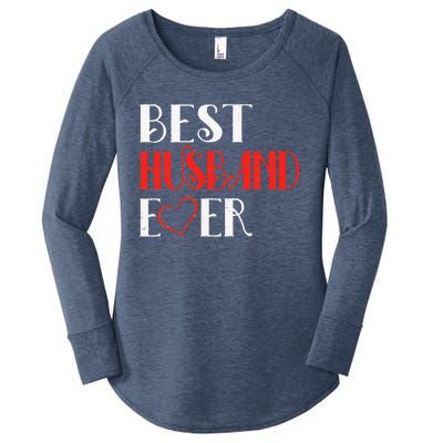 Best Husband Ever Cute Valentine's Day Gifts For Him Women's Perfect Tri Tunic Long Sleeve Shirt