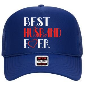 Best Husband Ever Cute Valentine's Day Gifts For Him High Crown Mesh Back Trucker Hat