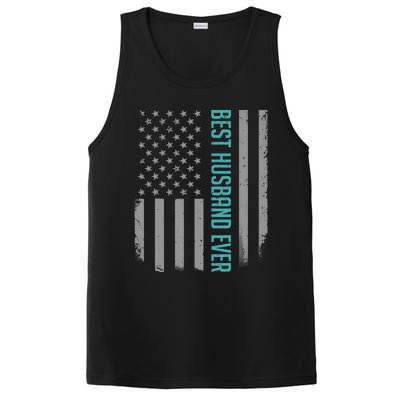 Best Husband Ever American Flag Gifts For Father's Day PosiCharge Competitor Tank