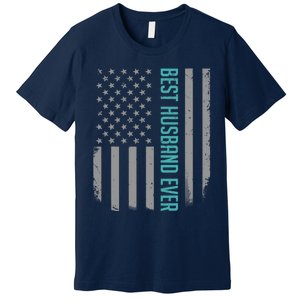 Best Husband Ever American Flag Gifts For Father's Day Premium T-Shirt