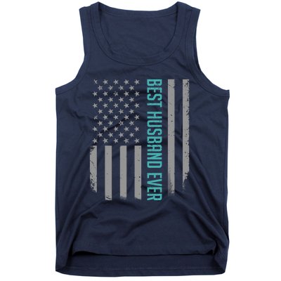 Best Husband Ever American Flag Gifts For Father's Day Tank Top