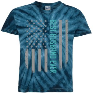 Best Husband Ever American Flag Gifts For Father's Day Kids Tie-Dye T-Shirt