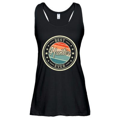 Best Hunter Ever funny saying first name Hunter Ladies Essential Flowy Tank