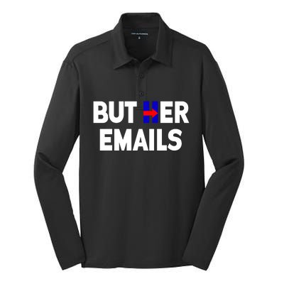 But Her Emails Hillary Republicans Tears Silk Touch Performance Long Sleeve Polo