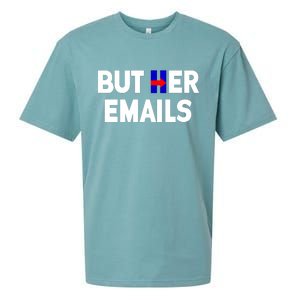 But Her Emails Hillary Republicans Tears Sueded Cloud Jersey T-Shirt