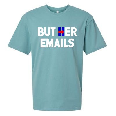 But Her Emails Hillary Republicans Tears Sueded Cloud Jersey T-Shirt