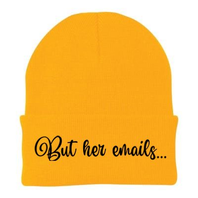 But Her Emails Funny Hillary Clinton Meme Knit Cap Winter Beanie