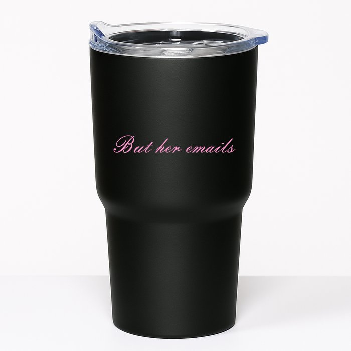 But Her Emails Pink Script Funny Hillary Clinton Meme Tumbler