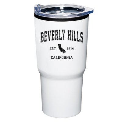 Beverly Hills Est 1914 California Ca Vintage Established Athletic Sports Design Tumbler