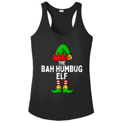 Bah Humbug Elf Matching Family Christmas Ladies PosiCharge Competitor Racerback Tank