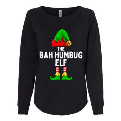 Bah Humbug Elf Matching Family Christmas Womens California Wash Sweatshirt