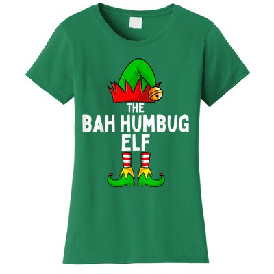 Bah Humbug Elf Matching Family Christmas Women's T-Shirt