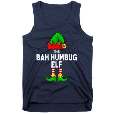 Bah Humbug Elf Matching Family Christmas Tank Top