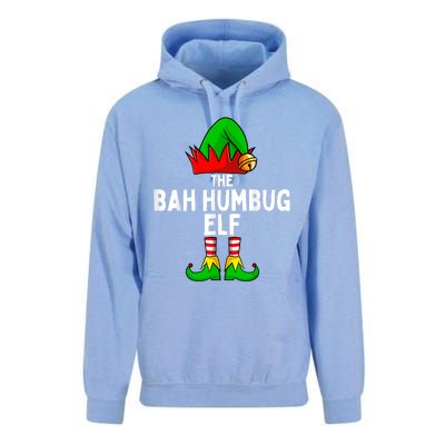 Bah Humbug Elf Matching Family Christmas Unisex Surf Hoodie