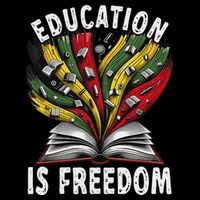 Black History Education Is Freedom Books Black History Bucket Hat
