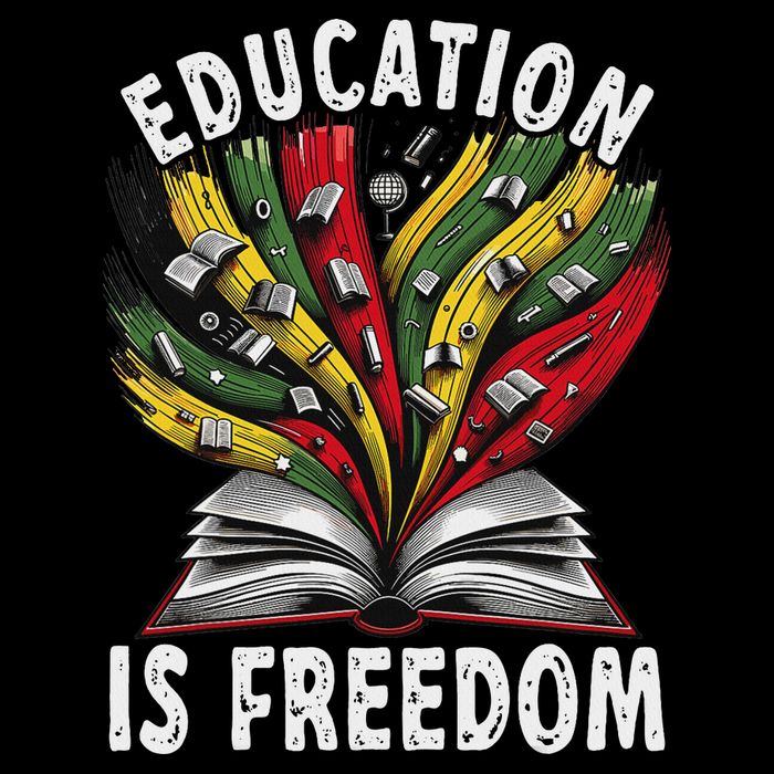 Black History Education Is Freedom Books Black History Bucket Hat