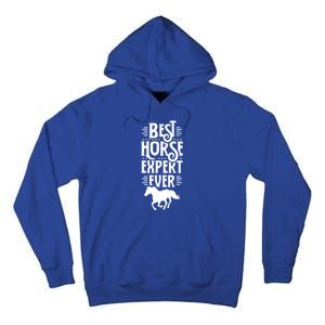 Best Horse Expert Ever Equestrian Lover Riding Rider Cute Gift Tall Hoodie