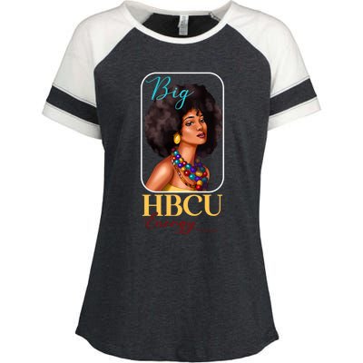 Big Hbcu Energy Historically Black College University Gift Enza Ladies Jersey Colorblock Tee