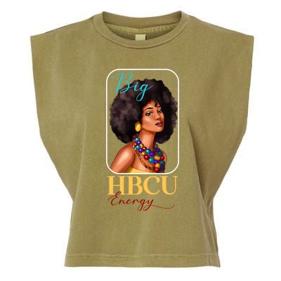 Big Hbcu Energy Historically Black College University Gift Garment-Dyed Women's Muscle Tee