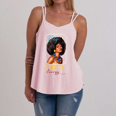 Big Hbcu Energy Historically Black College University Gift Women's Strappy Tank