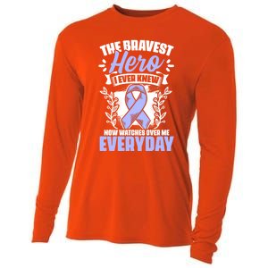 Bravest Hero Esophagus Cancer Esophageal Cancer Awareness Cute Gift Cooling Performance Long Sleeve Crew